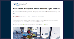 Desktop Screenshot of boatstickers.com.au